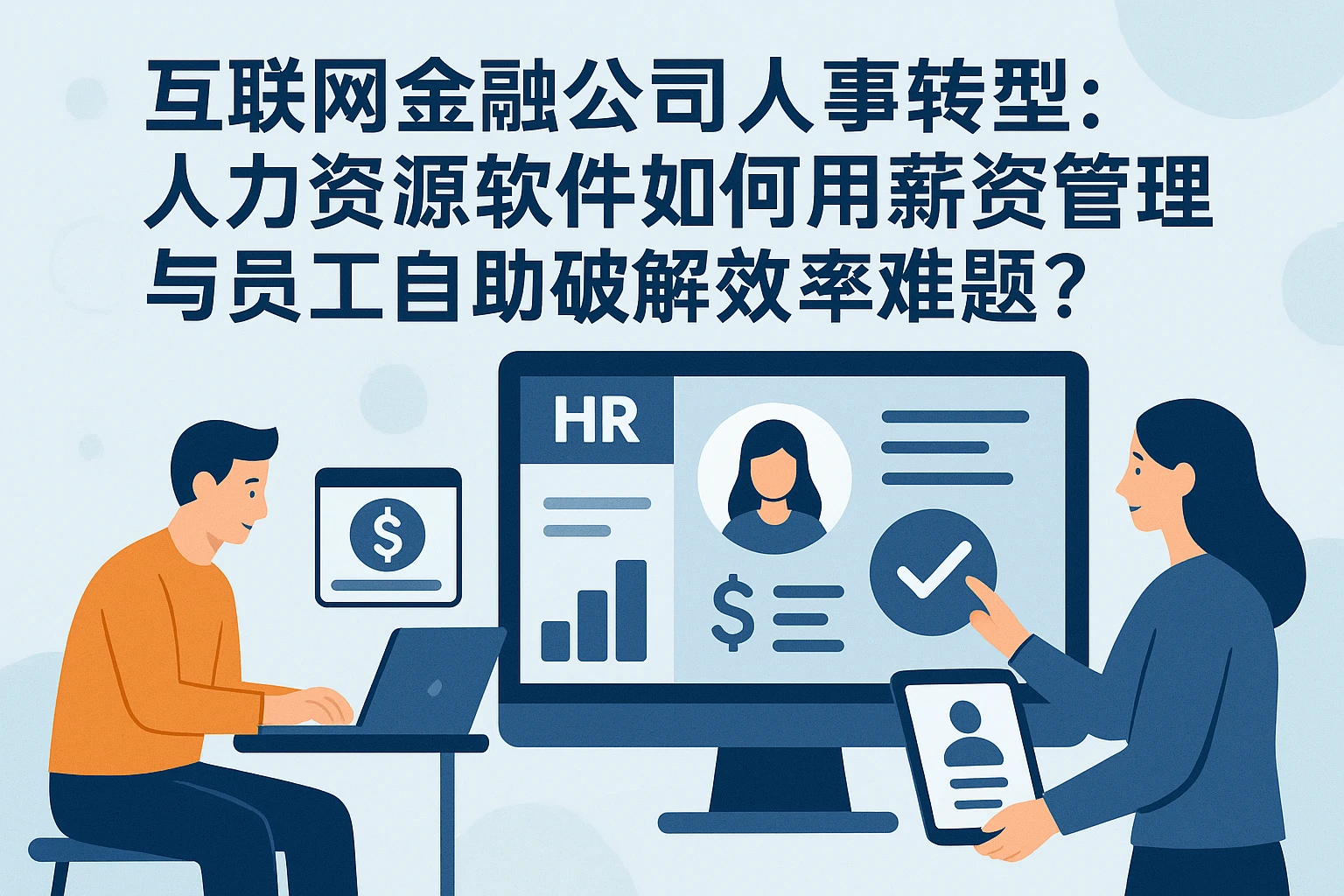 互联网金融公司人事转型：人力资源软件如何用薪资管理与员工自助破解效率难题？