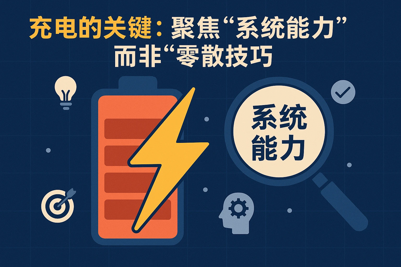 2. 充电的关键：聚焦“系统能力”而非“零散技巧”