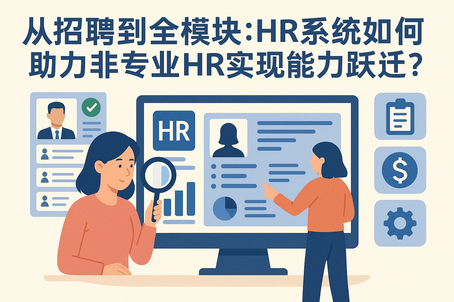 从招聘到全模块：HR系统如何助力非专业出身HR实现能力跃迁？