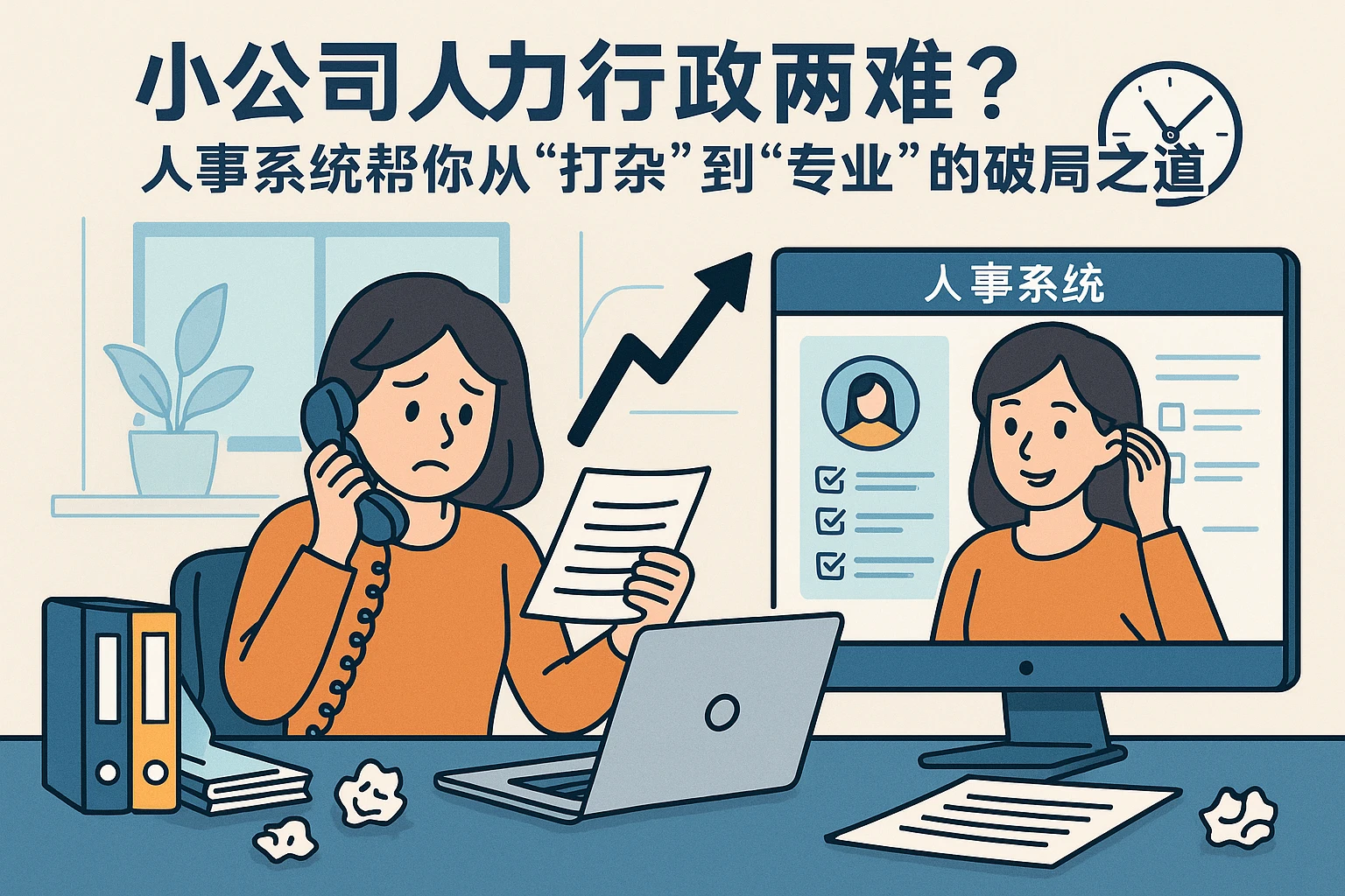 小公司人力行政两难？人事系统帮你从“打杂”到“专业”的破局之道