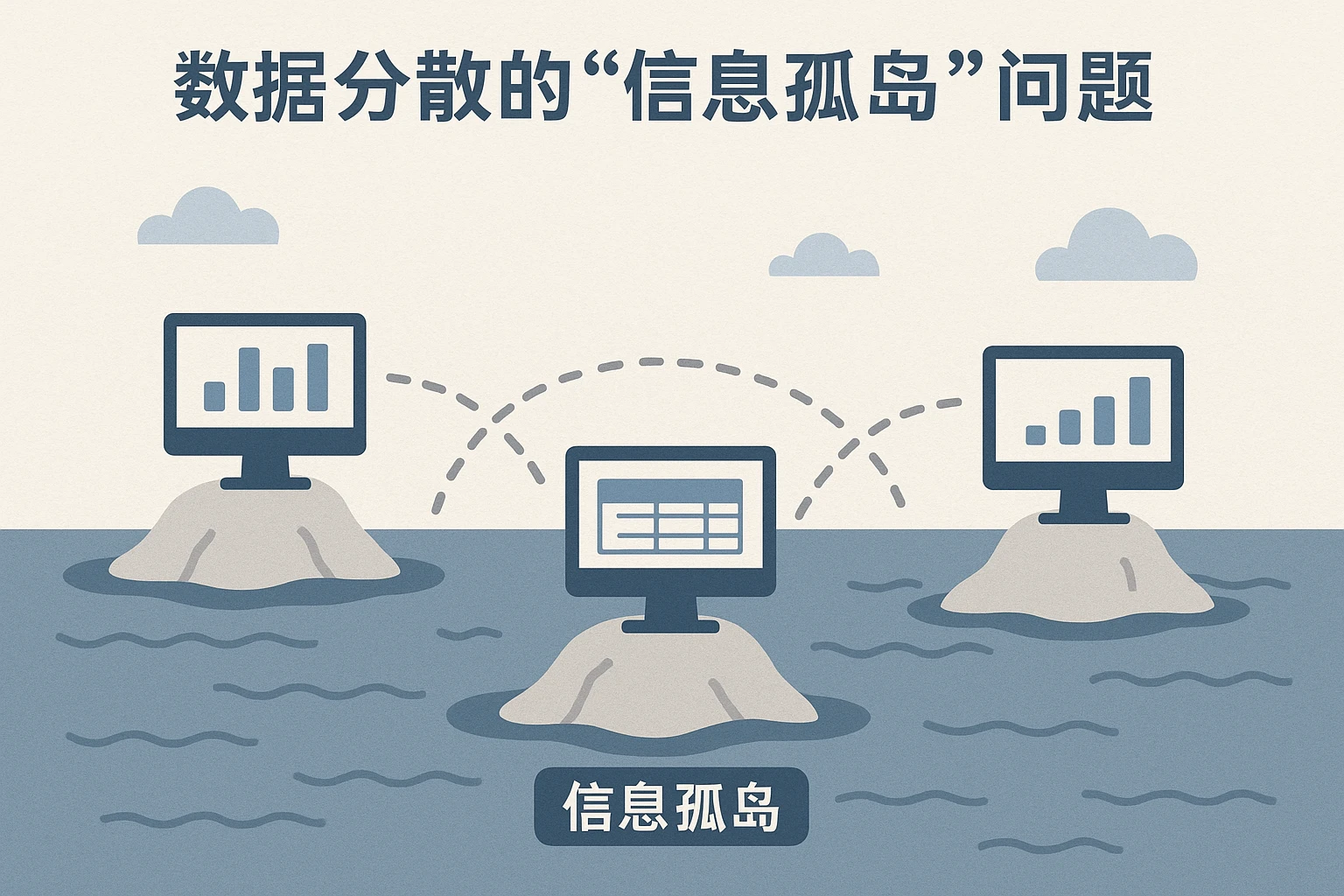 2. 数据分散的“信息孤岛”问题