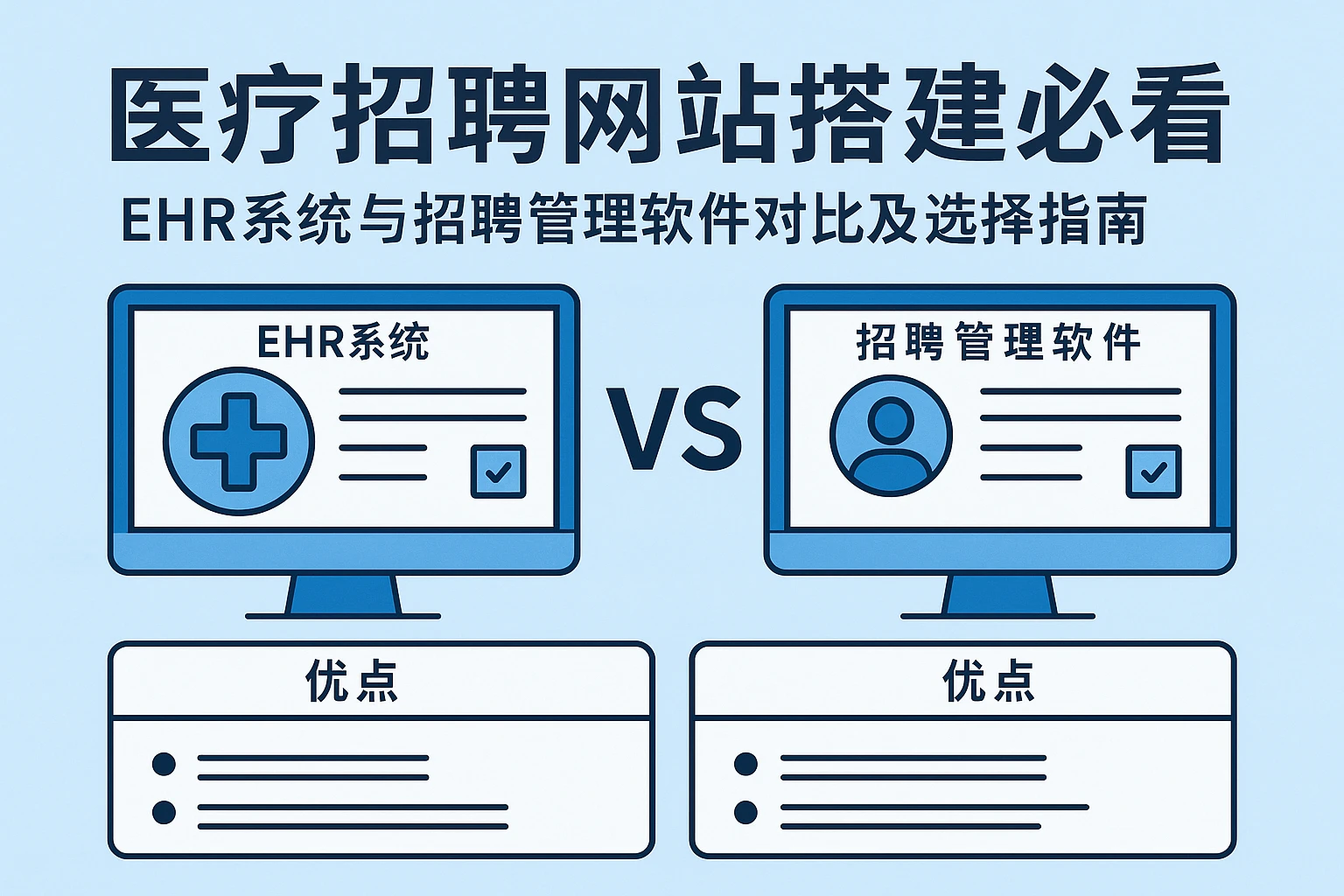 医疗招聘网站搭建必看：EHR系统与招聘管理软件对比及选择指南