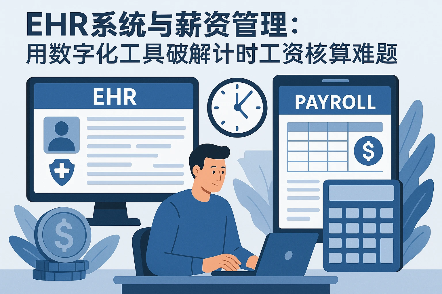 EHR系统与薪资管理：用数字化工具破解计时工资核算难题