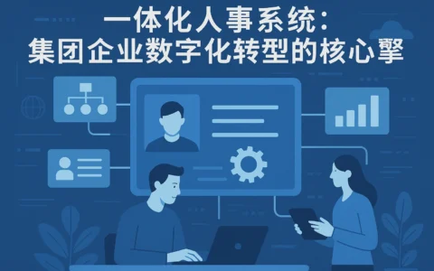 一体化人事系统：集团企业数字化转型的核心引擎
