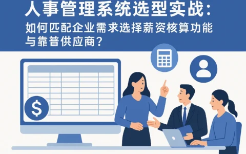 人事管理系统选型实战：如何匹配企业需求选择薪资核算功能与靠谱供应商？