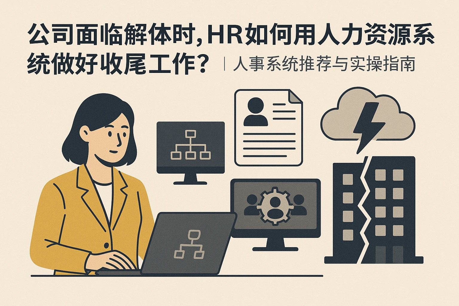 公司面临解体时，HR如何用人力资源系统做好收尾工作？| 人事系统推荐与实操指南