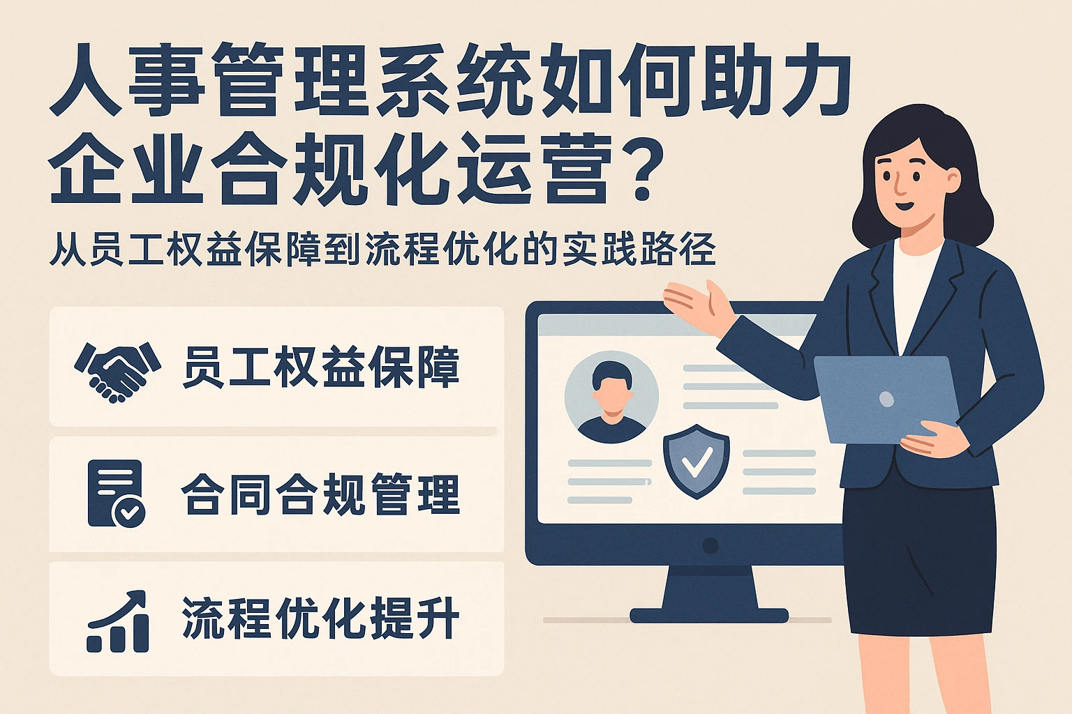 人事管理系统如何助力企业合规化运营？从员工权益保障到流程优化的实践路径