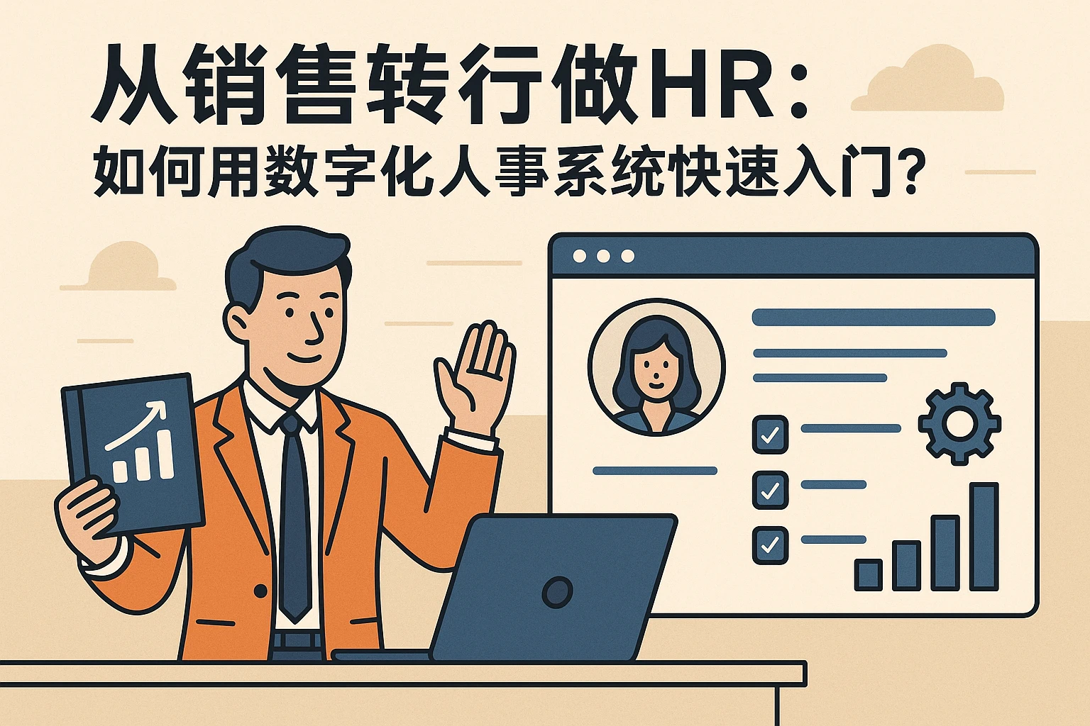 从销售转行做HR：如何用数字化人事系统快速入门？