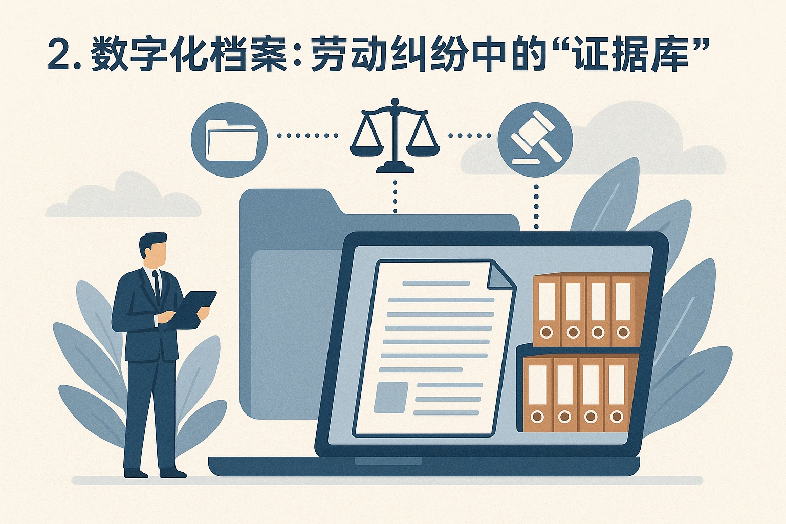 2. 数字化档案：劳动纠纷中的“证据库”