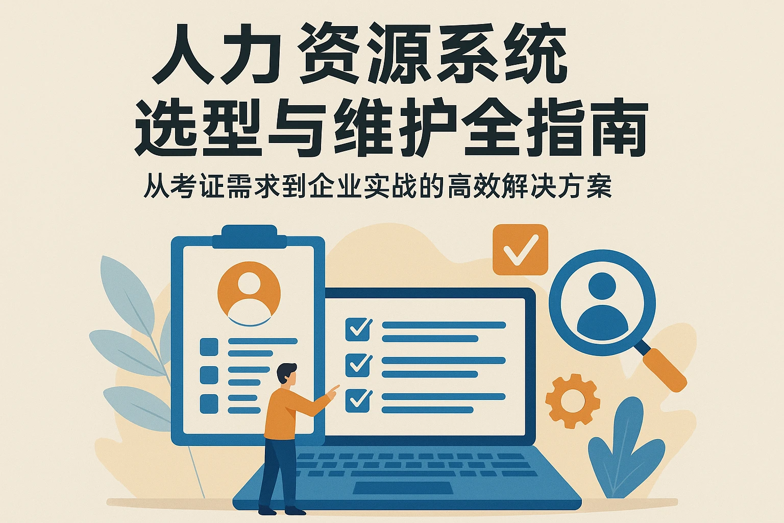 人力资源系统选型与维护全指南：从考证需求到企业实战的高效解决方案