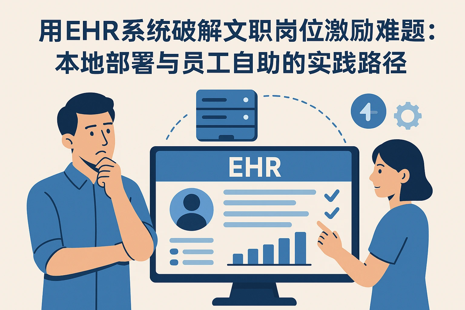 用EHR系统破解文职岗位激励难题：本地部署与员工自助的实践路径