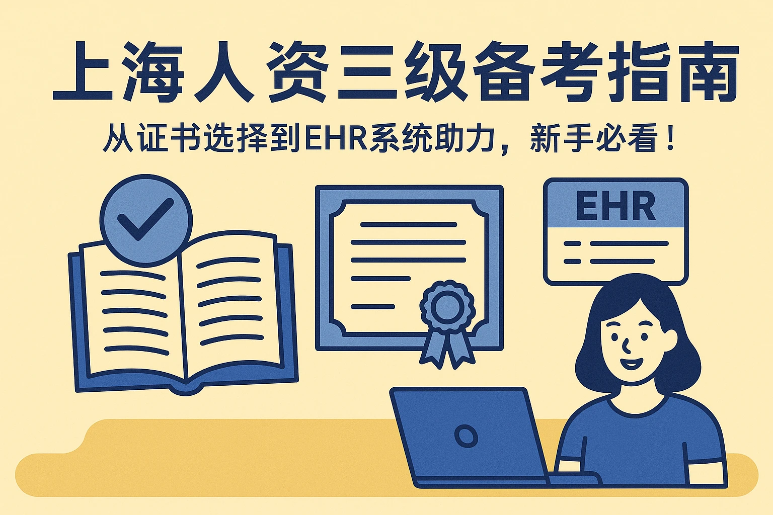 上海人资三级备考指南：从证书选择到EHR系统助力，新手必看！