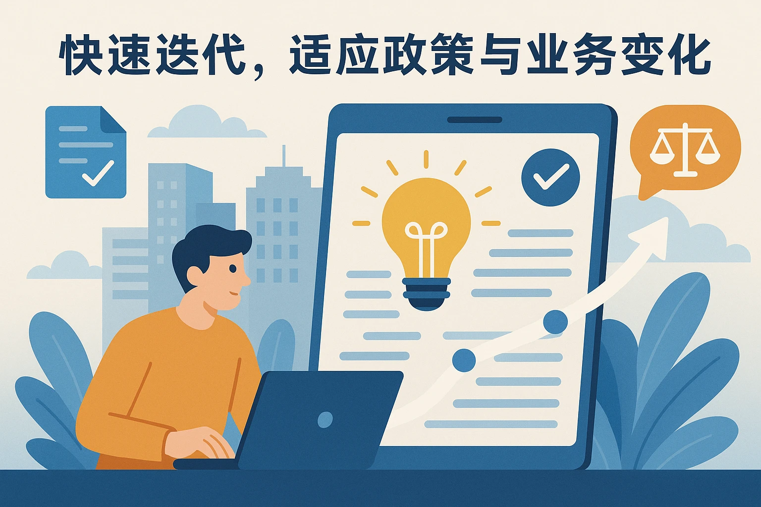 2. 快速迭代，适应政策与业务变化