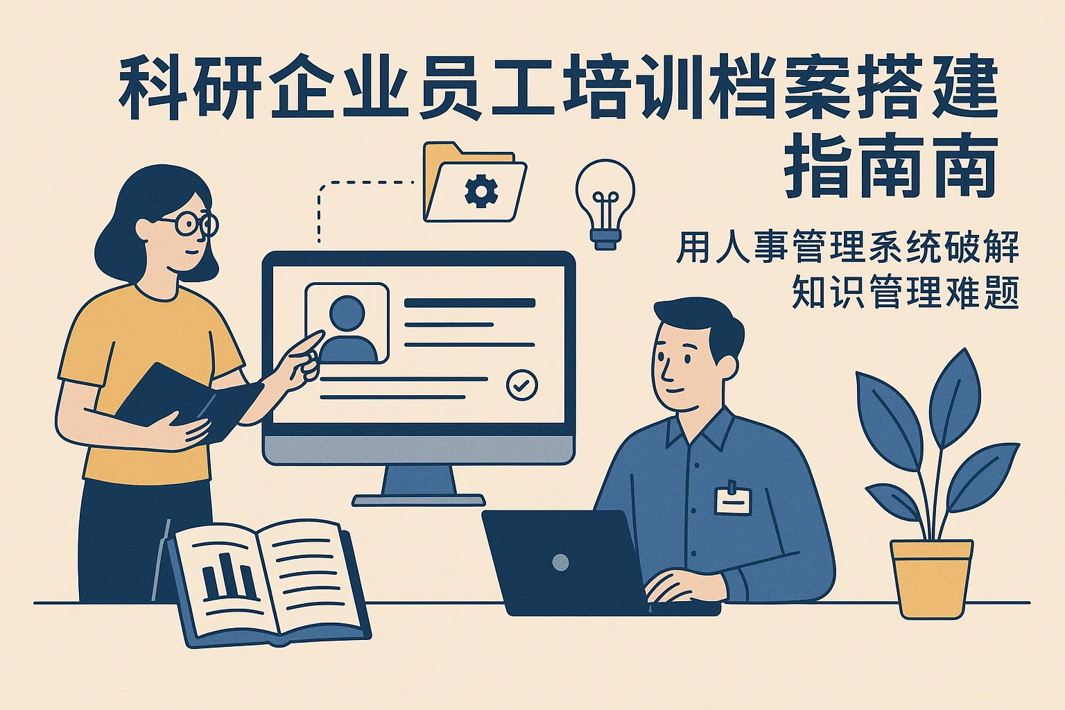 科研企业员工培训档案搭建指南：用人事管理系统破解知识管理难题