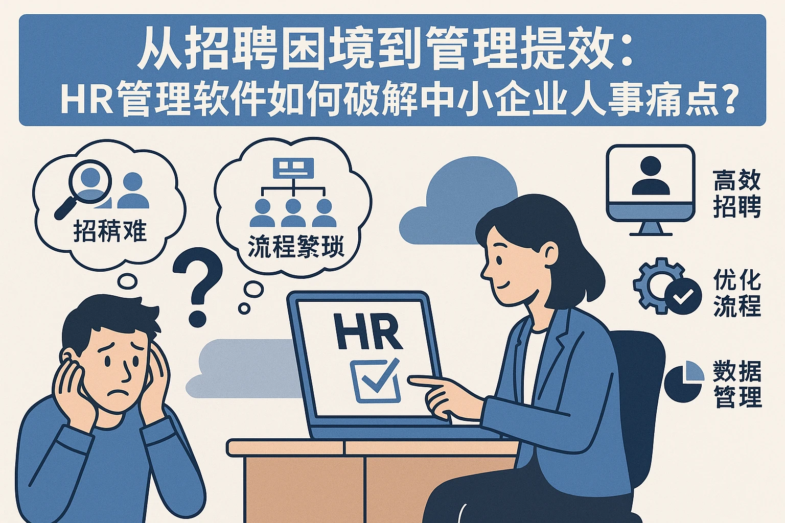 从招聘困境到管理提效：HR管理软件如何破解中小企业人事痛点？