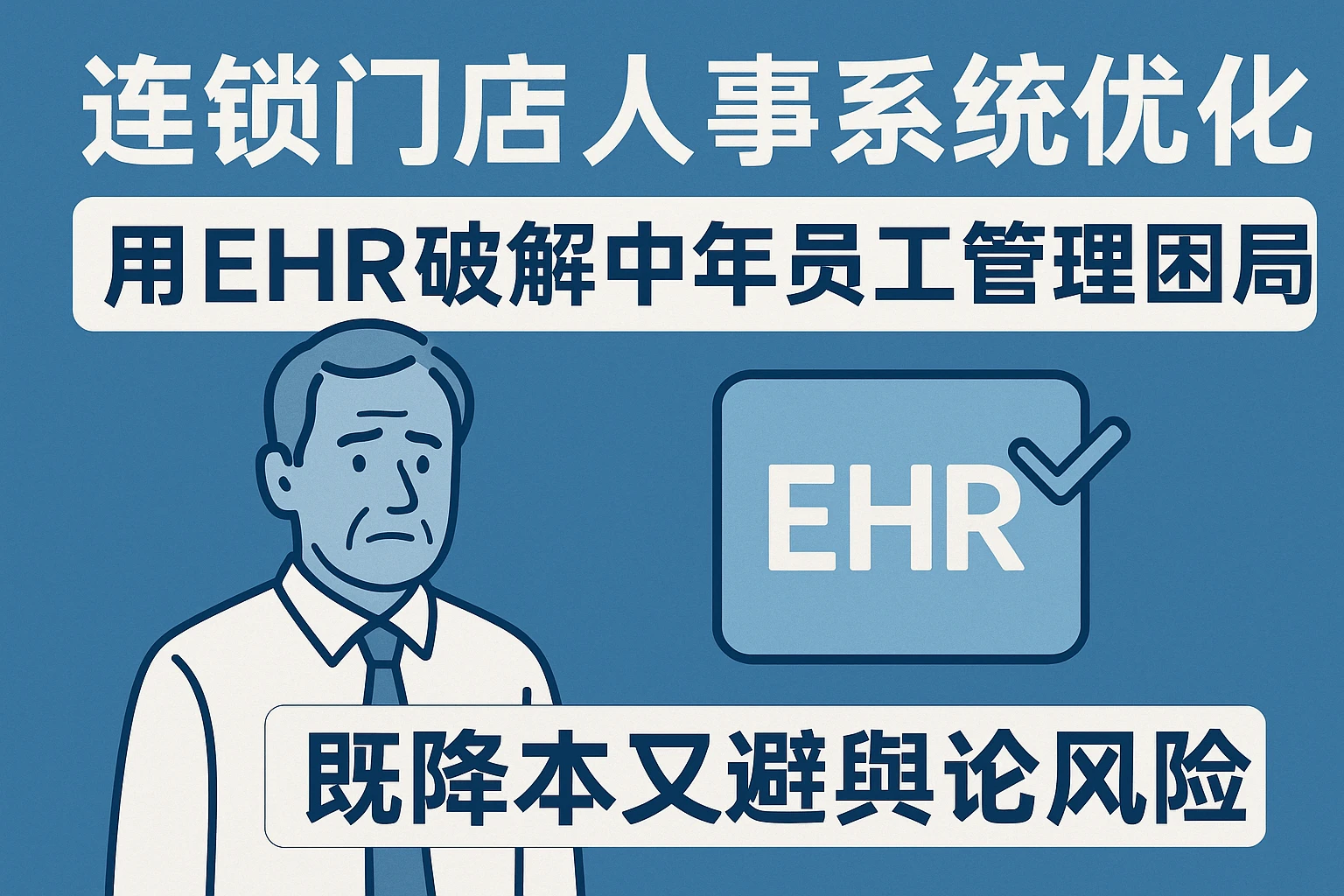 连锁门店人事系统优化：用EHR破解中年员工管理困局，既降本又避舆论风险