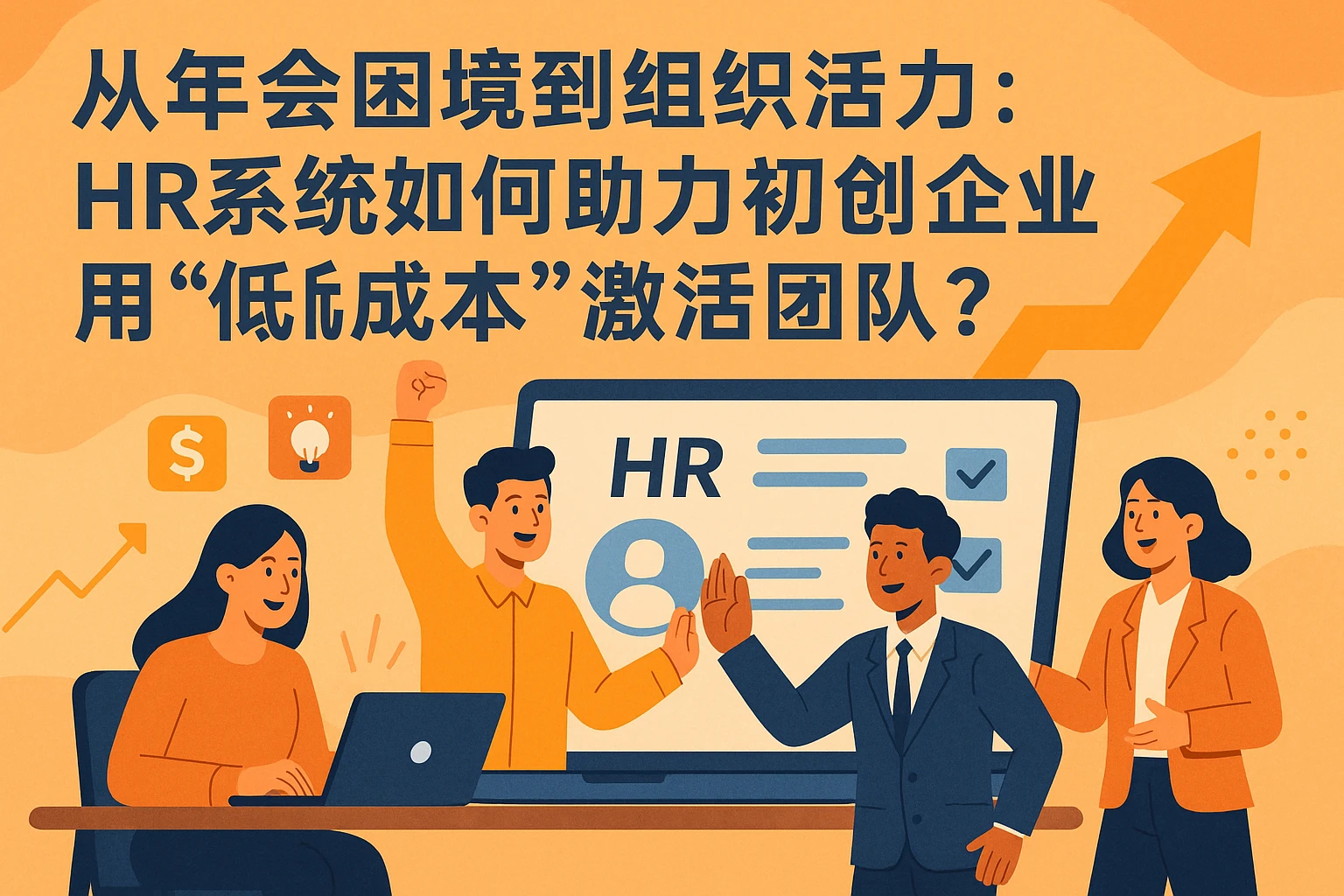 从年会困境到组织活力：HR系统如何助力初创企业用“低成本”激活团队？