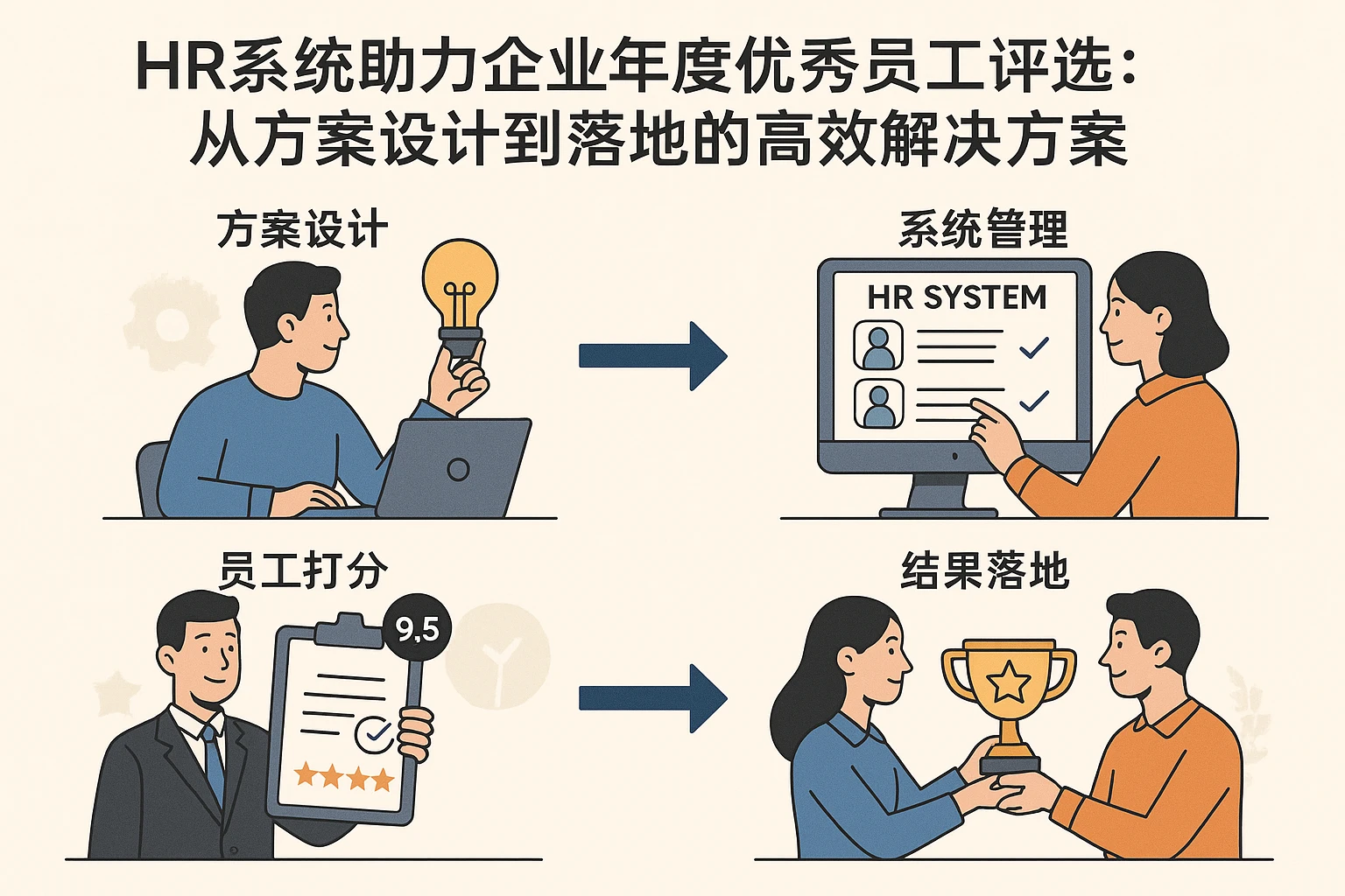 HR系统助力企业年度优秀员工评选：从方案设计到落地的高效解决方案