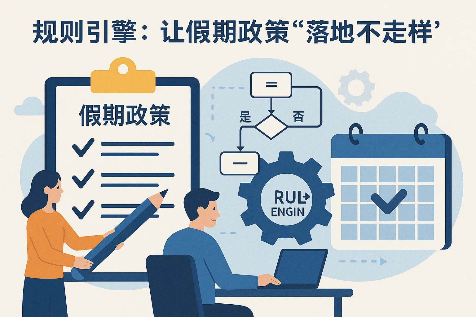 2. 规则引擎：让假期政策“落地不走样”