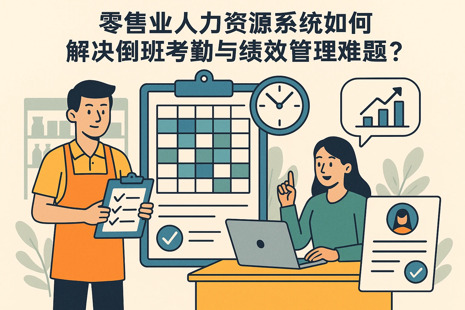 零售业人力资源系统如何解决倒班考勤与绩效管理难题？
