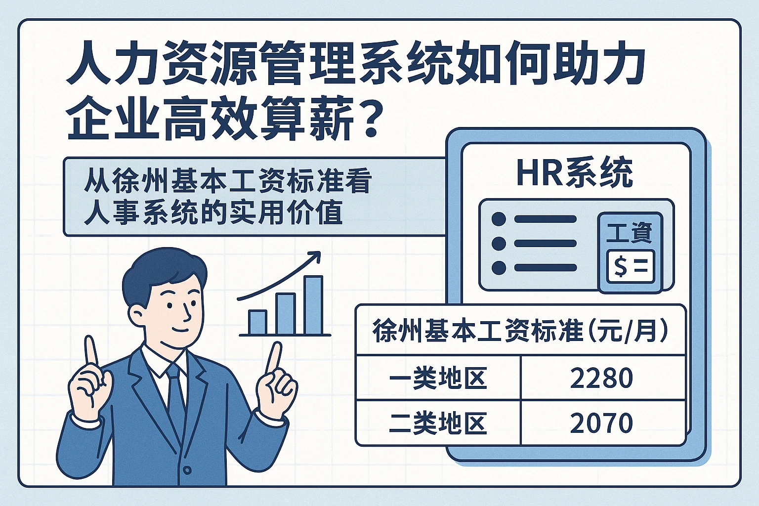 人力资源管理系统如何助力企业高效算薪?从徐州基本工资标准看人事系统的实用价值