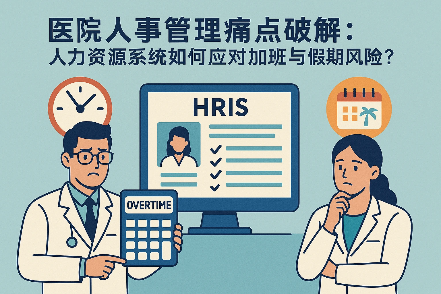 医院人事管理痛点破解：人力资源系统如何应对加班与假期风险？