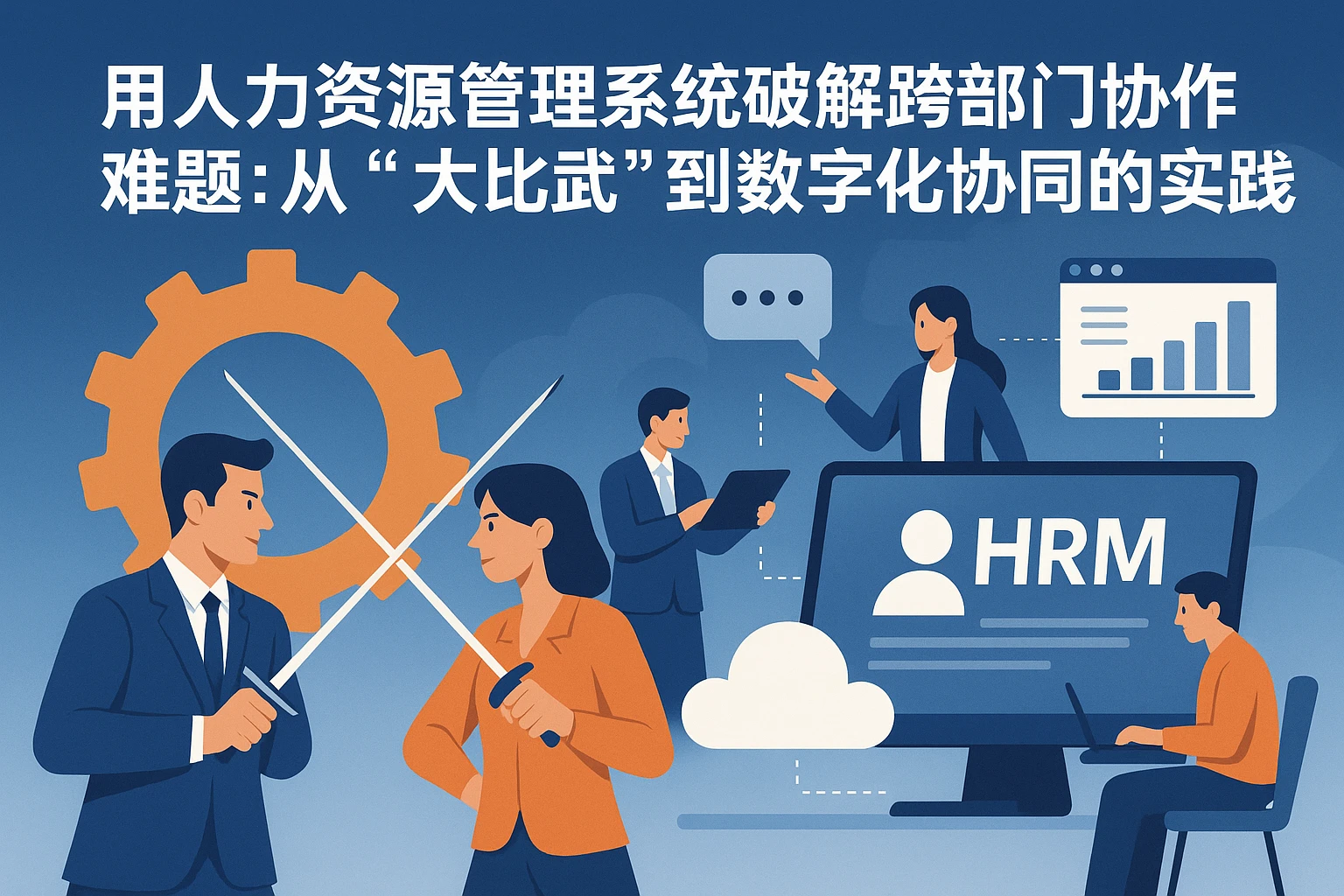 用人力资源管理系统破解跨部门协作难题：从“大比武”到数字化协同的实践路径
