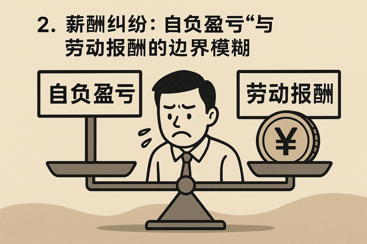 2. 薪酬纠纷：“自负盈亏”与劳动报酬的边界模糊