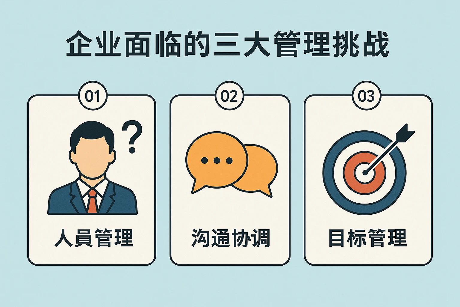 2. 企业面临的三大管理挑战