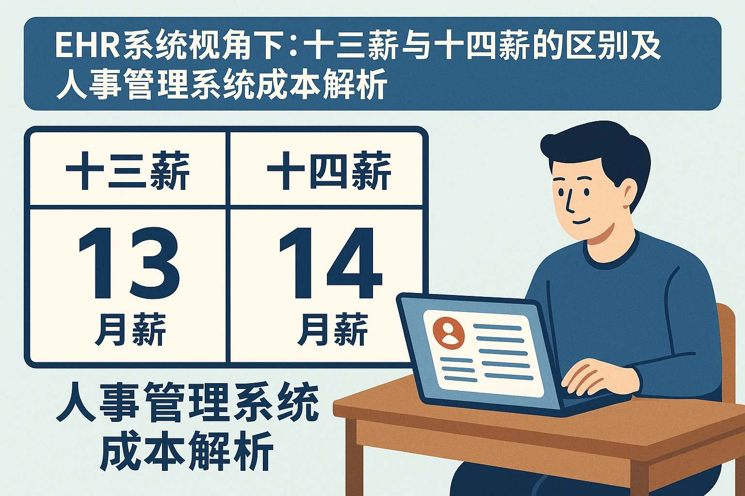 EHR系统视角下：十三薪与十四薪的区别及人事管理系统成本解析