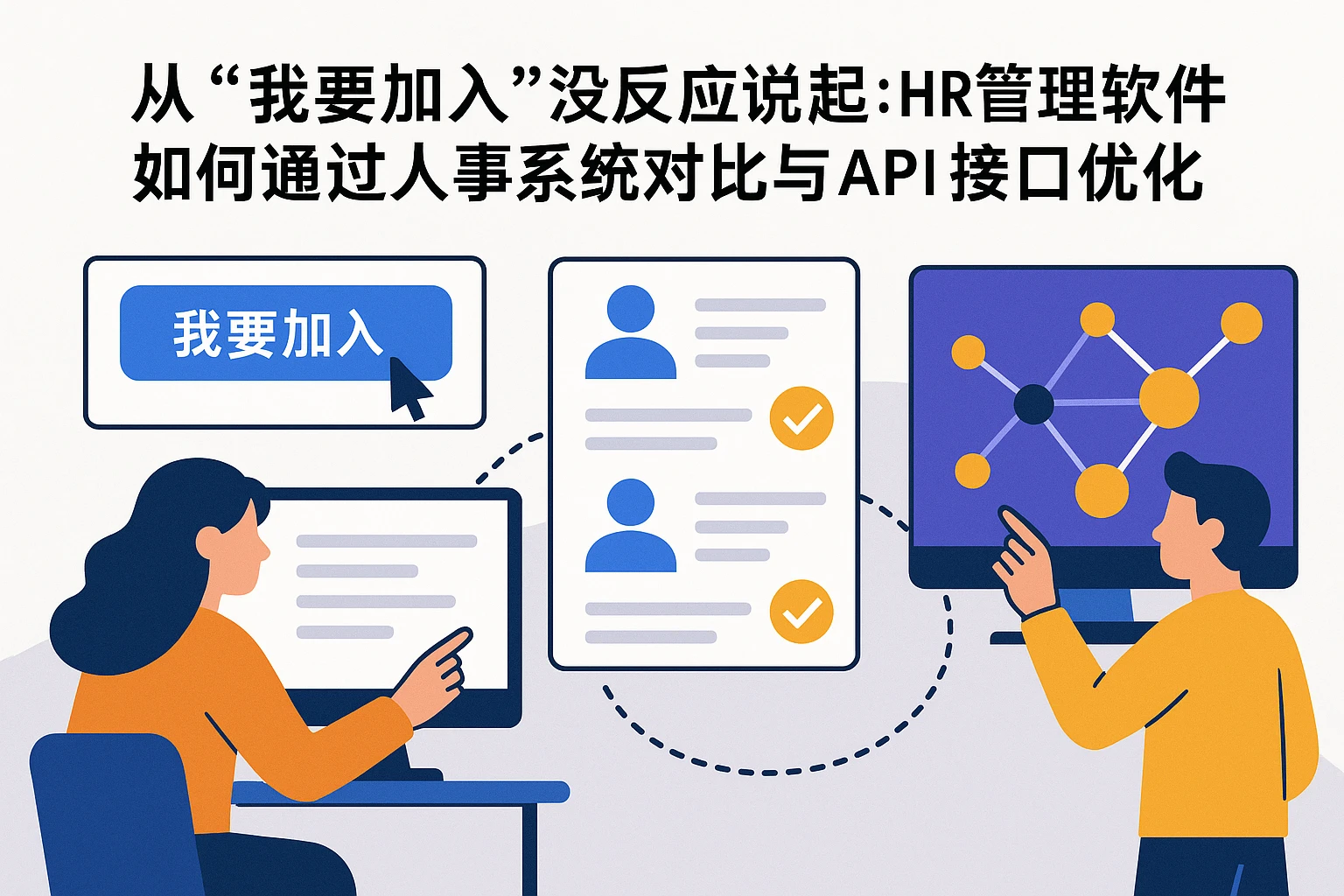 从“我要加入”没反应说起：HR管理软件如何通过人事系统对比与API接口优化员工体验