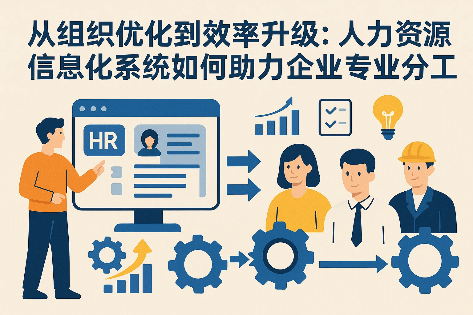 从组织优化到效率升级：人力资源信息化系统如何助力企业专业分工