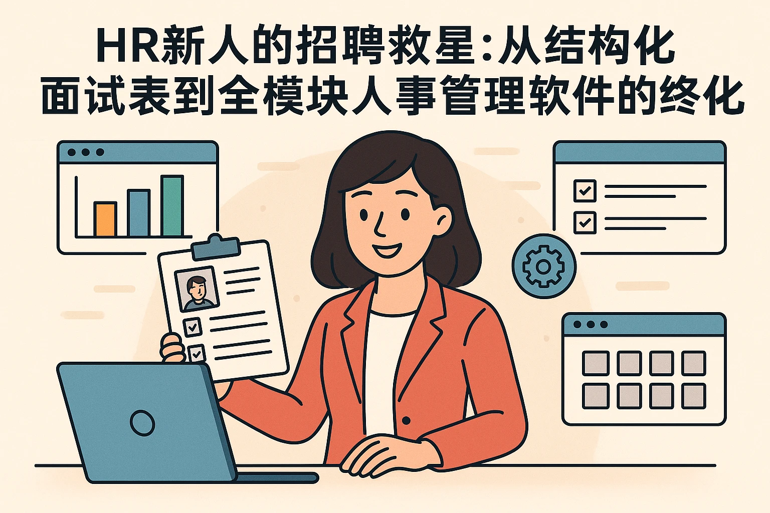 HR新人的招聘救星：从结构化面试表到全模块人事管理软件的终极进化