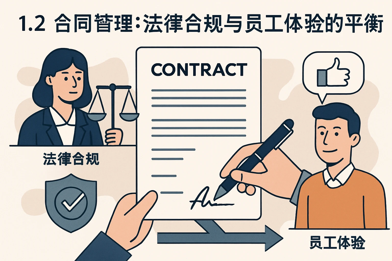 1.2 合同管理：法律合规与员工体验的平衡