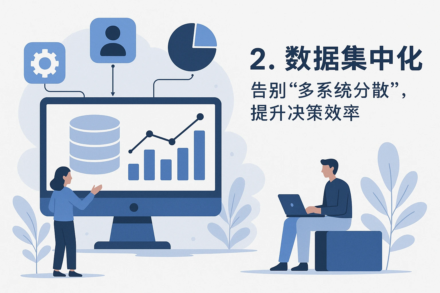 2. 数据集中化：告别“多系统分散”，提升决策效率
