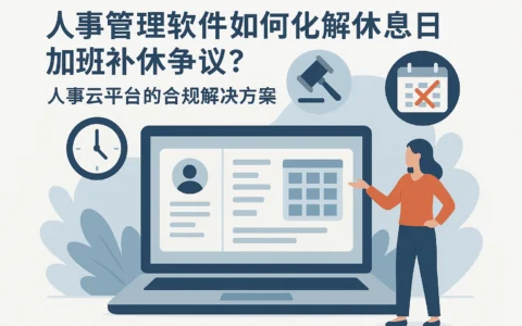 人事管理软件如何化解休息日加班补休争议？人事云平台的合规解决方案