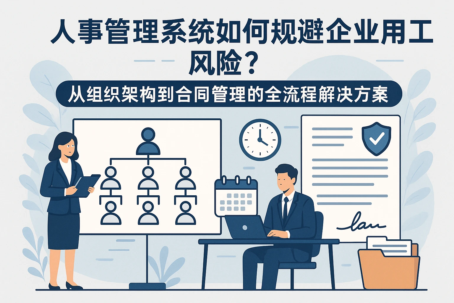 人事管理系统如何规避企业用工风险？从组织架构到合同管理的全流程解决方案
