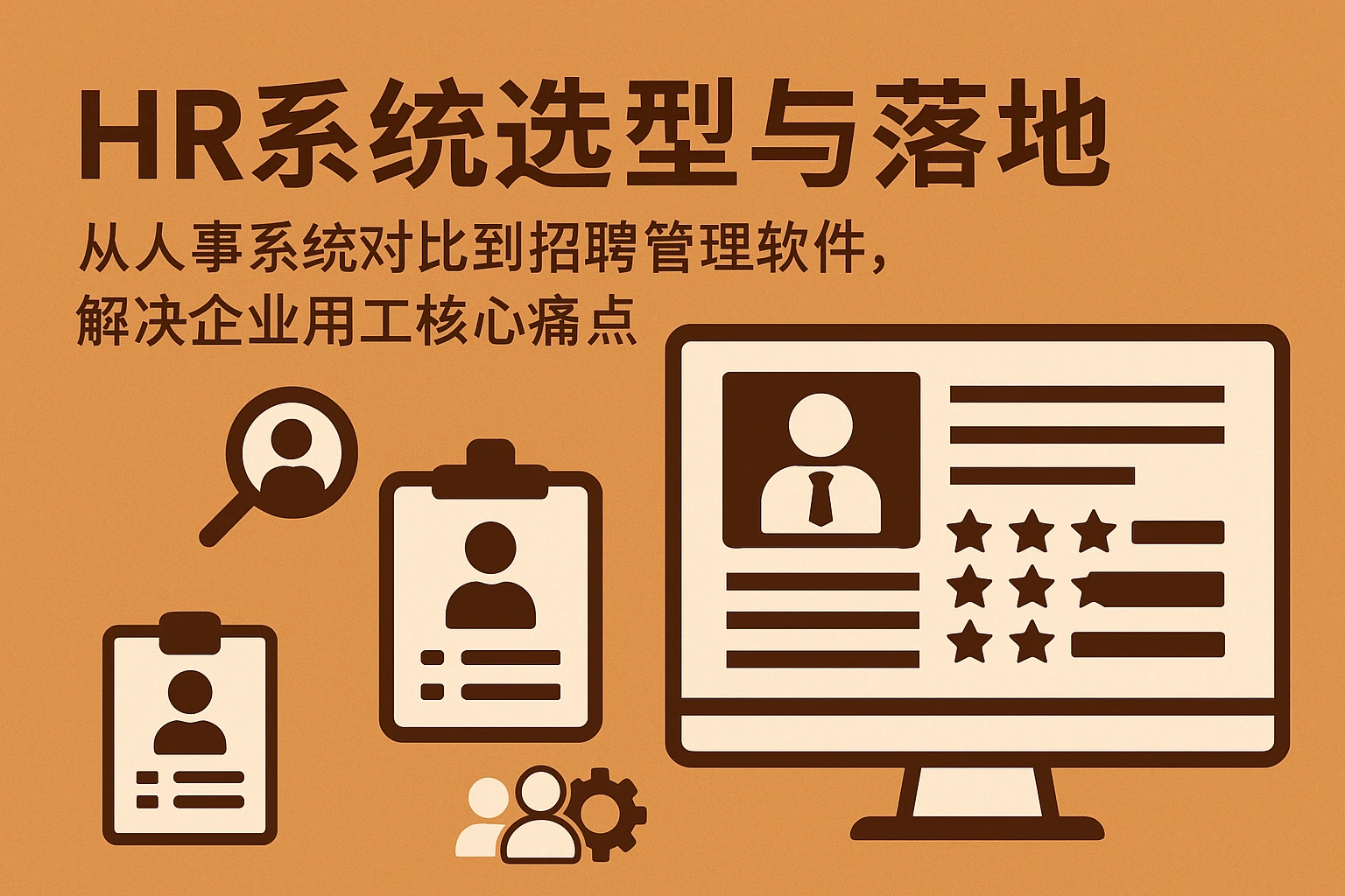 HR系统选型与落地：从人事系统对比到招聘管理软件，解决企业用工核心痛点