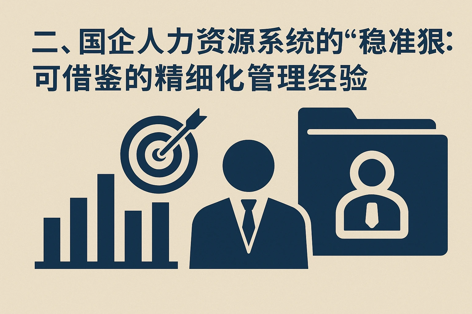 二、国企人力资源系统的“稳准狠”：可借鉴的精细化管理经验