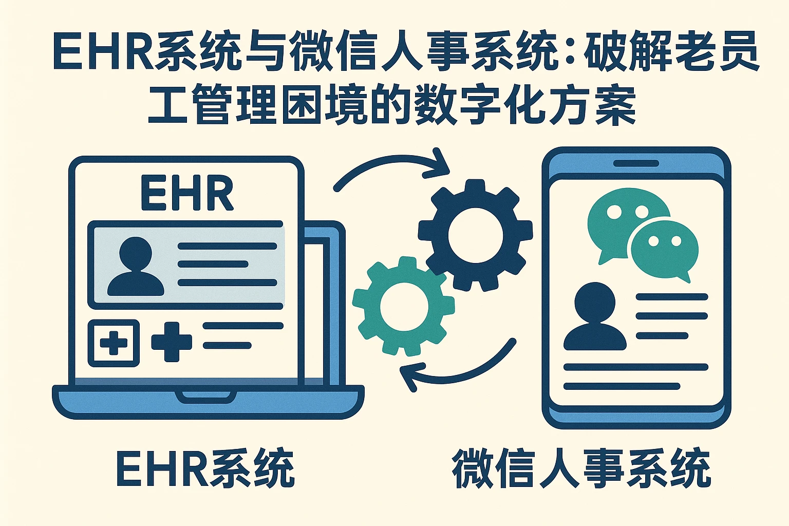 EHR系统与微信人事系统：破解老员工管理困境的数字化方案