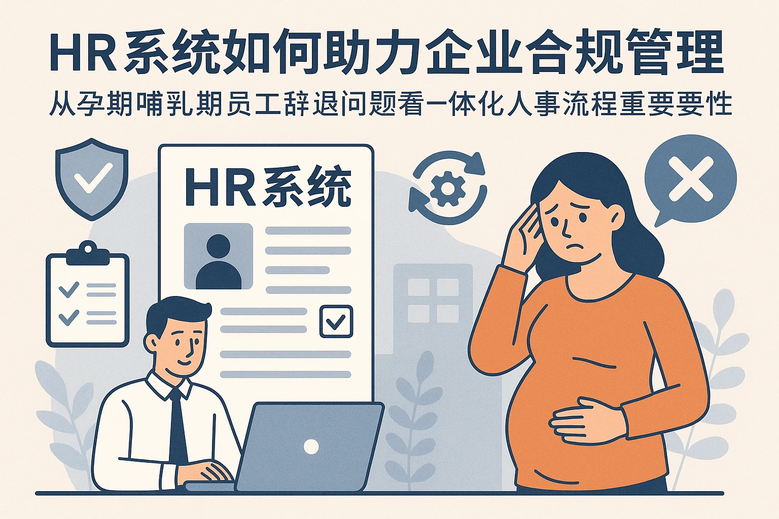 HR系统如何助力企业合规管理：从孕期哺乳期员工辞退问题看一体化人事流程的重要性