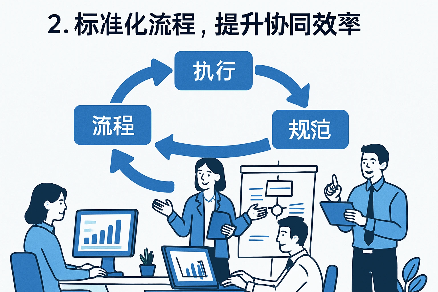 2. 标准化流程，提升协同效率