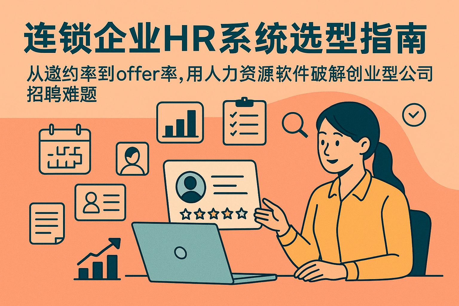 连锁企业HR系统选型指南：从邀约率到offer率，用人力资源软件破解创业型公司招聘难题