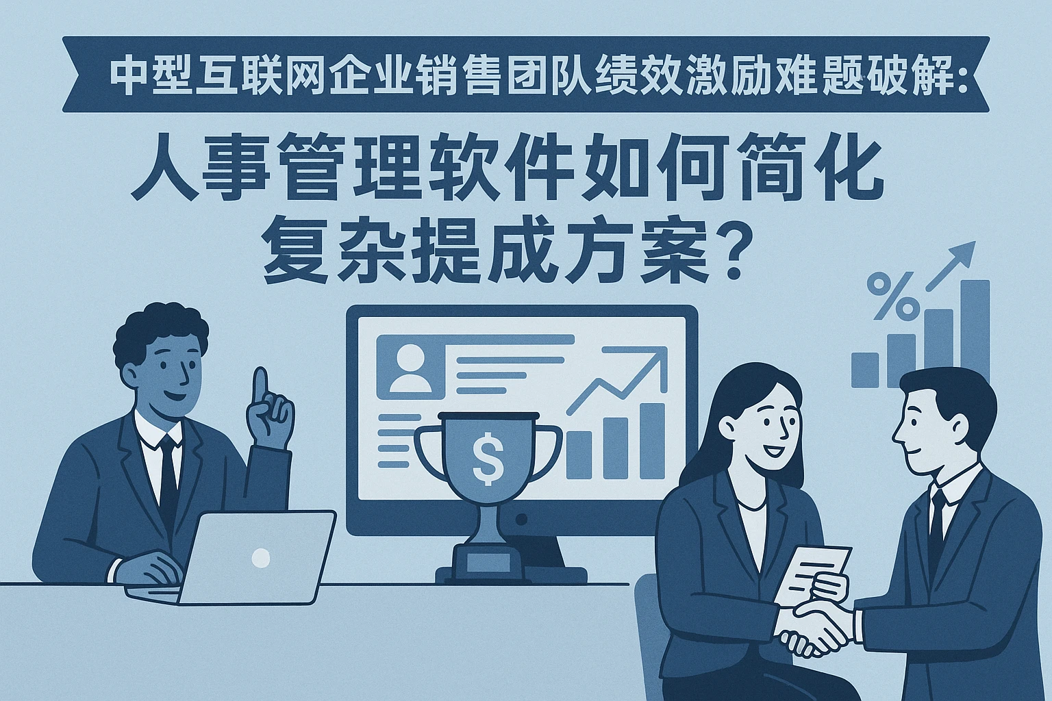 中型互联网企业销售团队绩效激励难题破解：人事管理软件如何简化复杂提成方案？