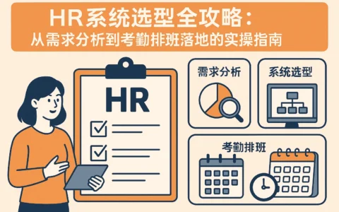 HR系统选型全攻略：从需求分析到考勤排班落地的实操指南