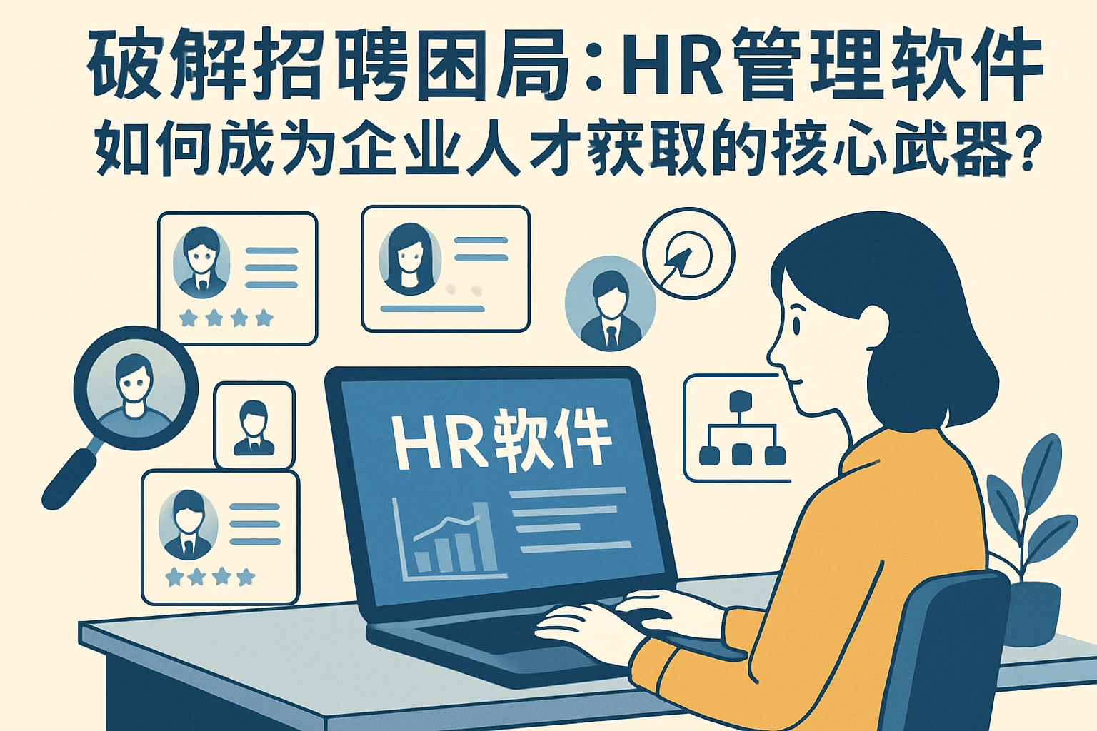 破解招聘困局：HR管理软件如何成为企业人才获取的核心武器？