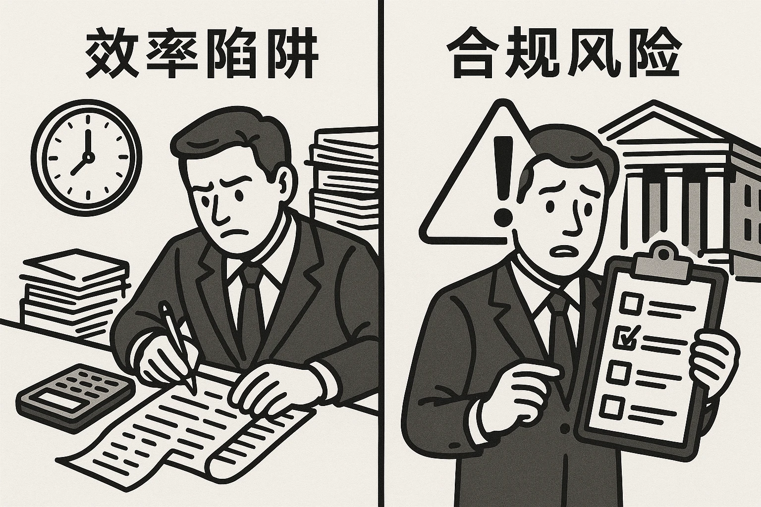 2. 企业视角：手工核算的“效率陷阱”与“合规风险”