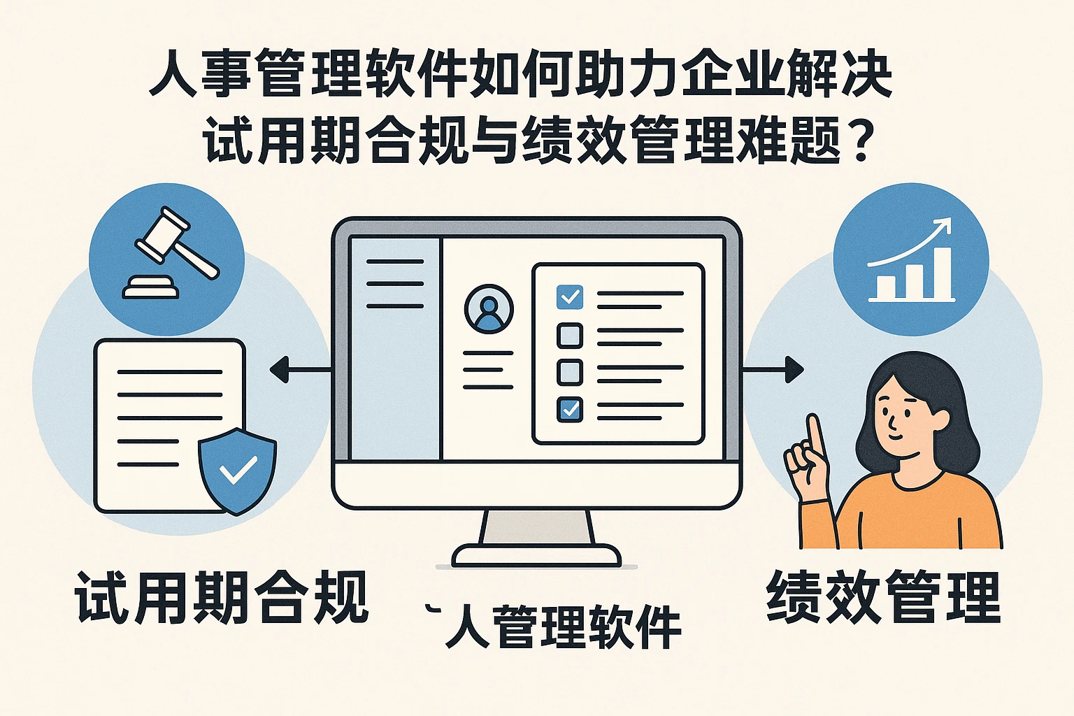人事管理软件如何助力企业解决试用期合规与绩效管理难题？