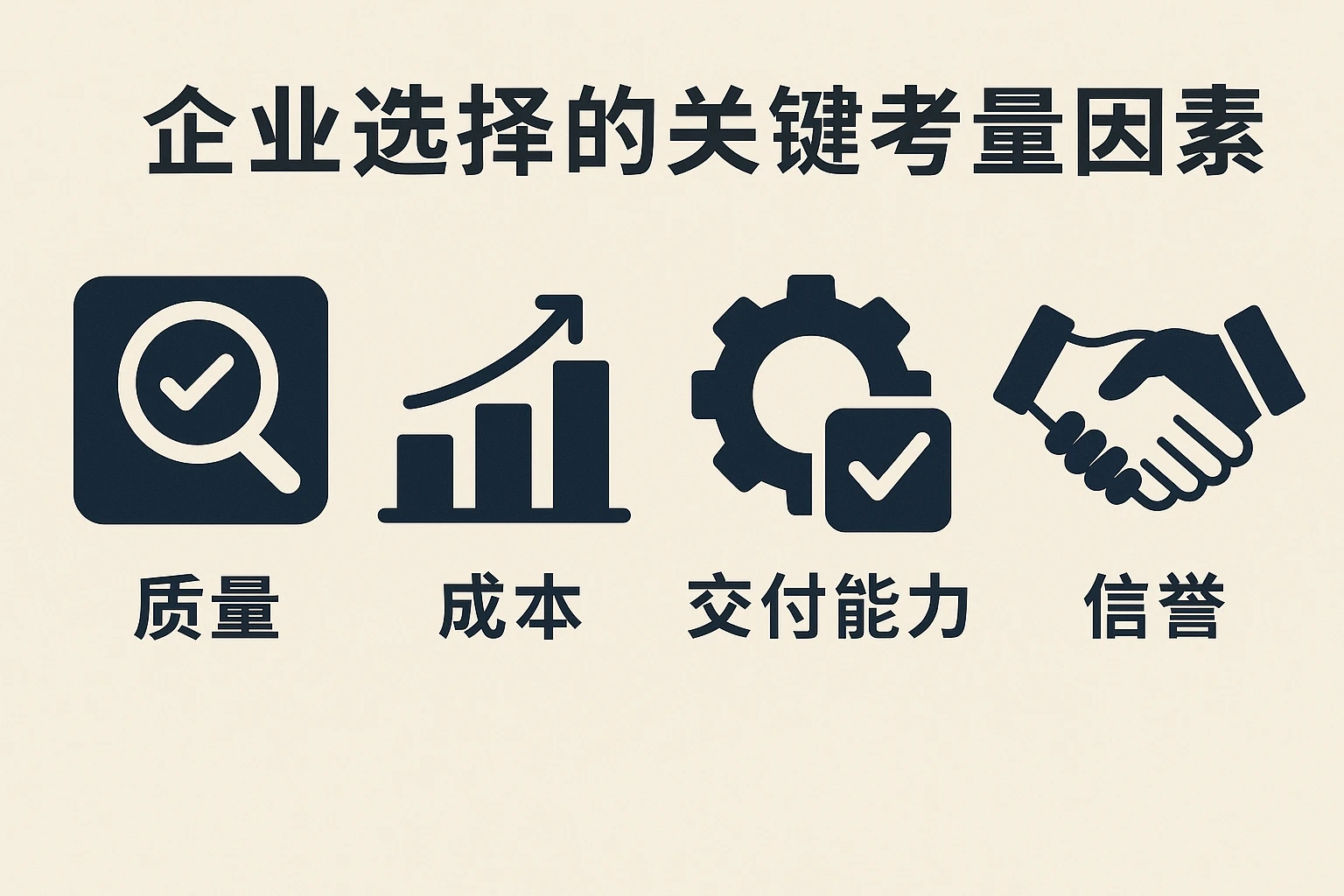 2. 企业选择的关键考量因素
