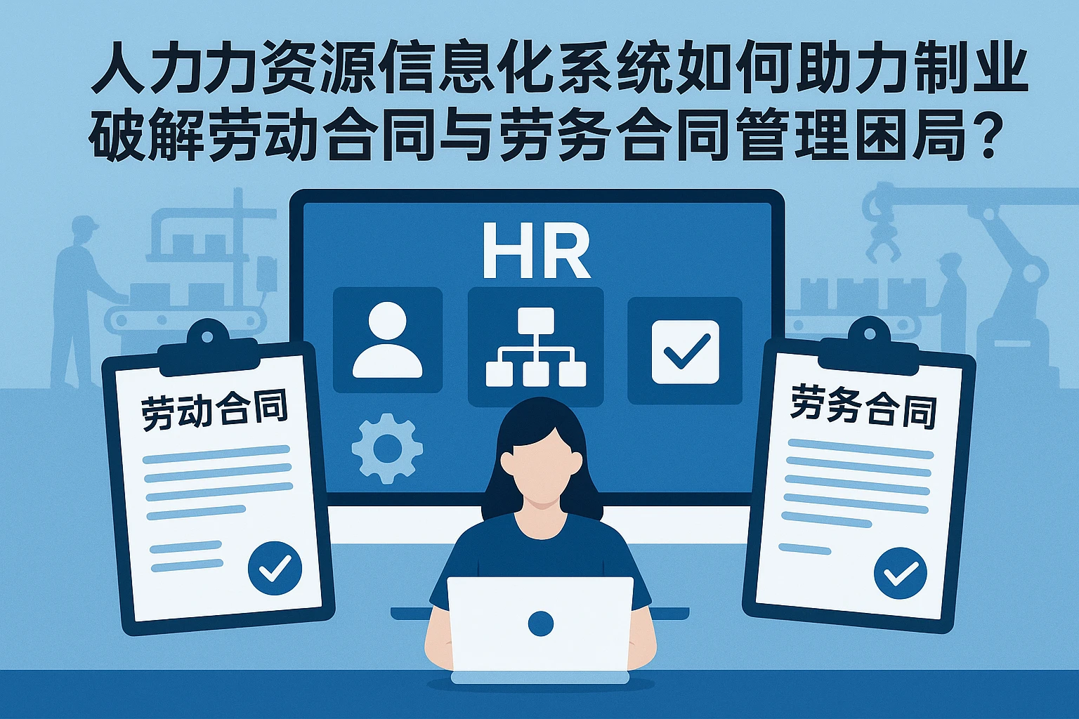 人力资源信息化系统如何助力制造业破解劳动合同与劳务合同管理困局？